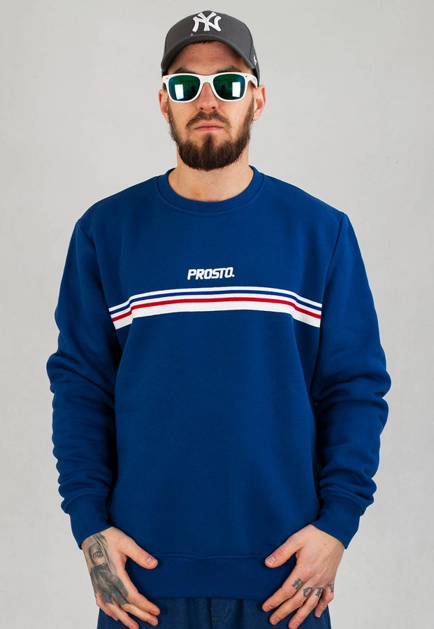 Bluza Prosto Crewneck Pate niebieska