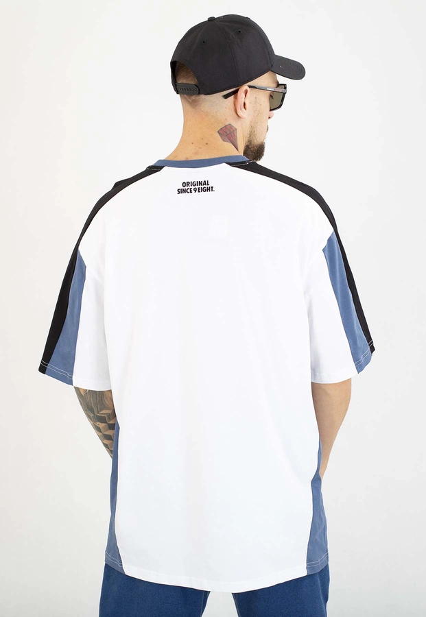 T-shirt Mass Drift biały