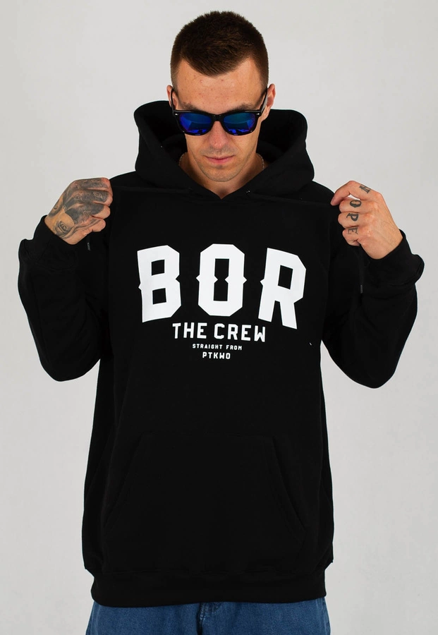 Bluza B.O.R. Biuro Ochrony Rapu Borcrew The Crew czarna