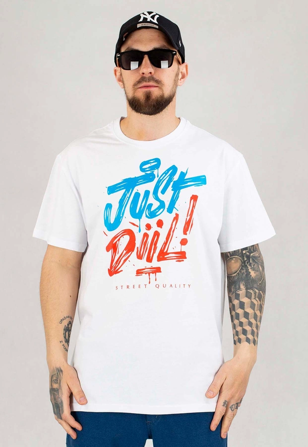 T-shirt Diil Just Diil biały