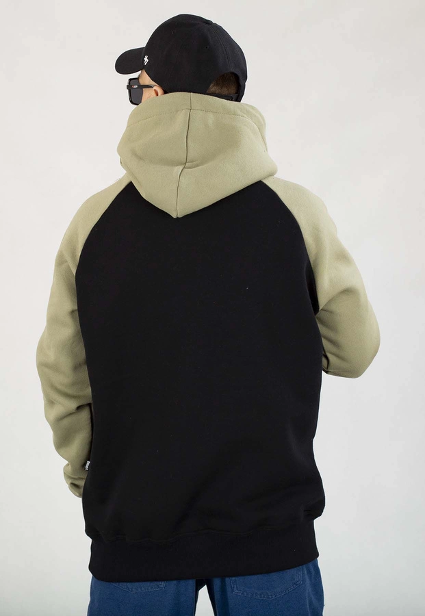 Bluza Diil Z Kapturem Reglan czarno khaki