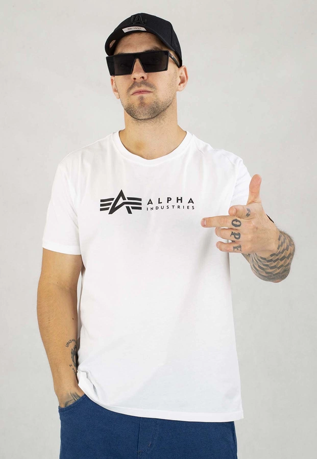 T-shirt Alpha Industries Alpha Label T 2pack 118534 czarny biały