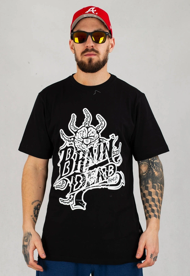 T-shirt Brain Dead Familia Occult czarny