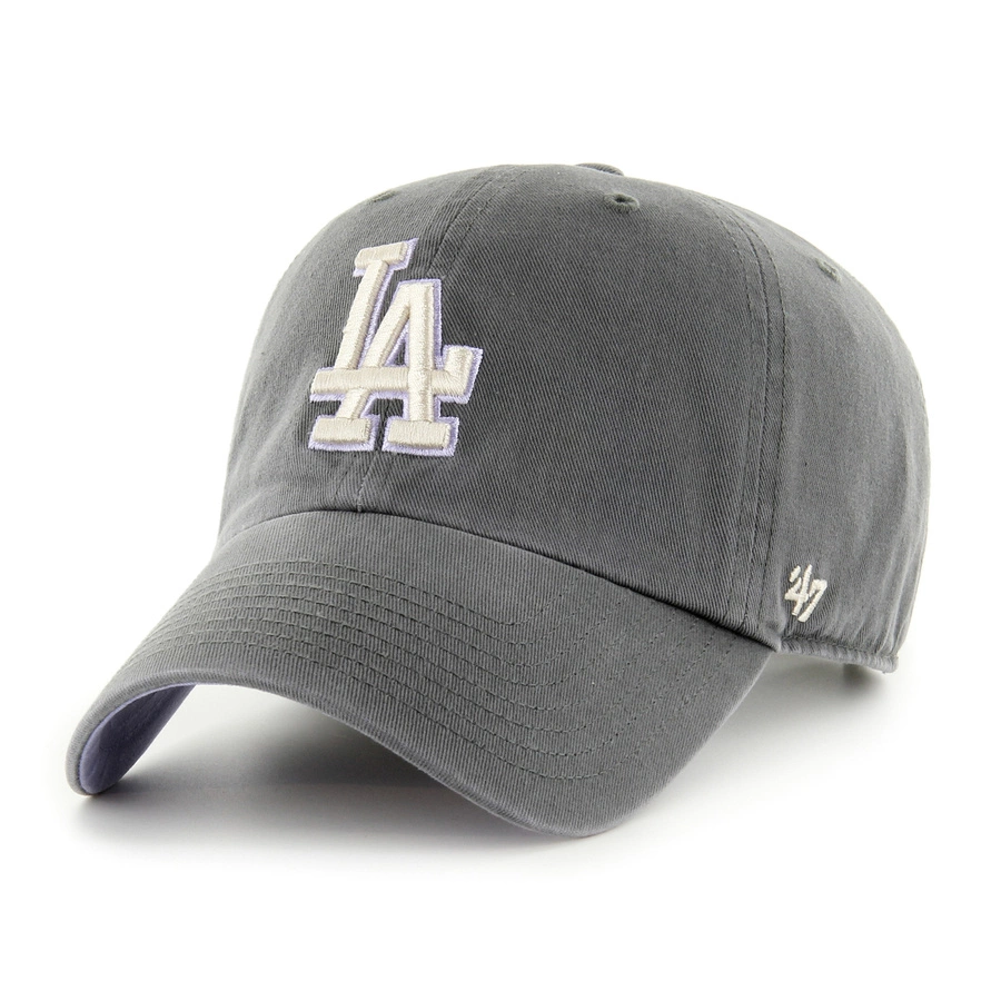 Czapka 47 Brand MLB Los Angeles Dodgers Double Under 47 CLEAN UP BCWS-DBLUN12GWS-CC88