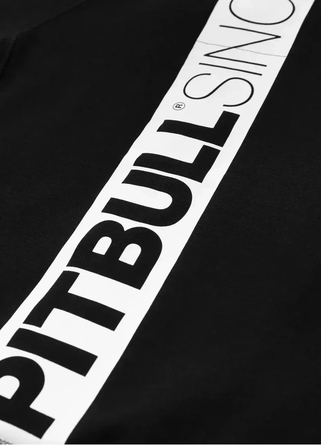 Bluza Pit Bull Hooded Zip Fuchsia czarna