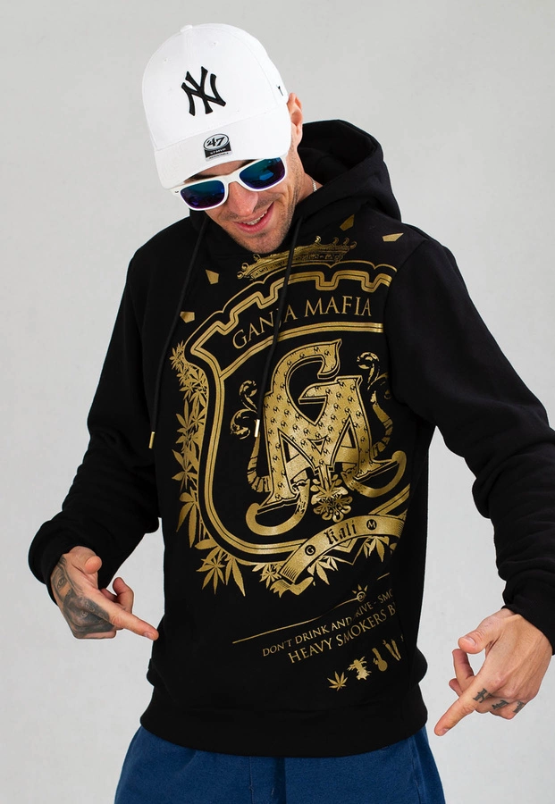 Bluza Ganja Mafia Herb Big czarna