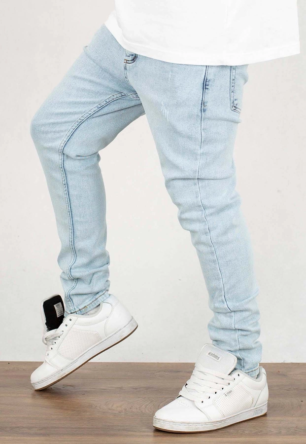 Spodnie I8 Denim SKIN05 Skinny light blue