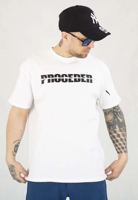 T-shirt Chada Proceder Bullet biały