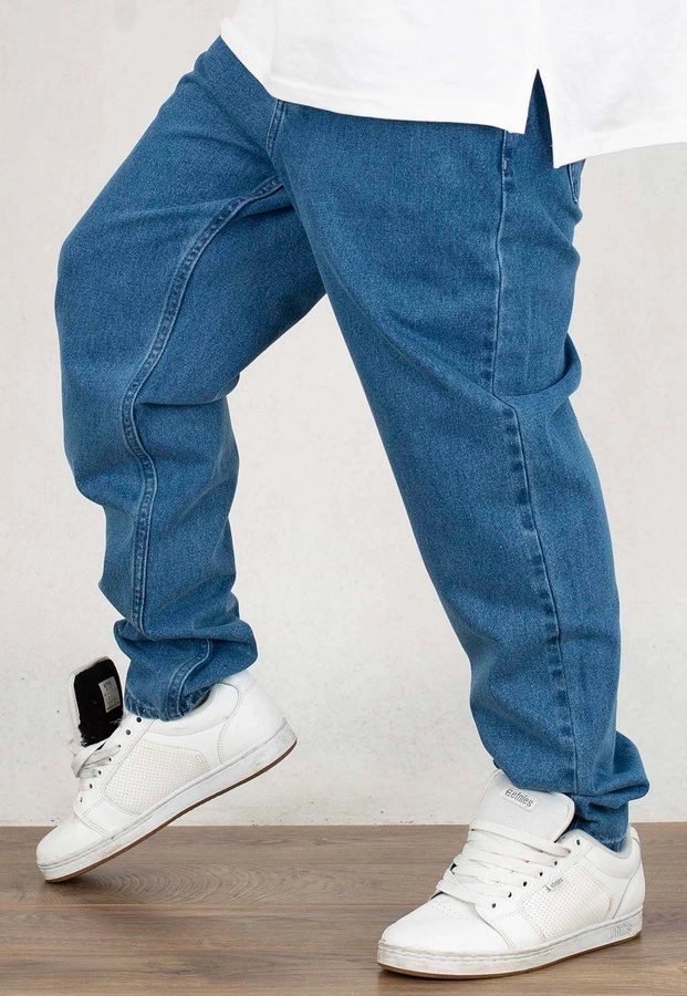 Spodnie Mass Jeans Baggy Fit Box blue