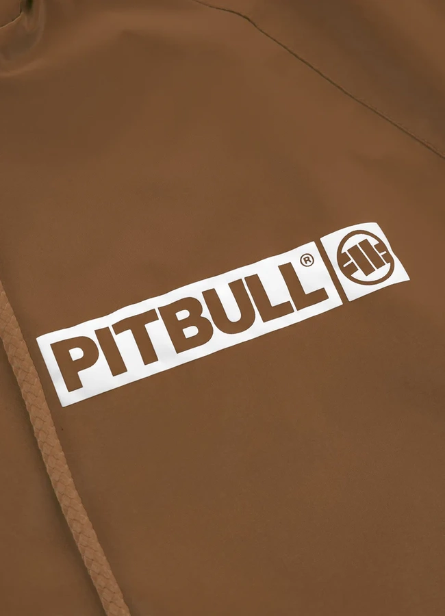 Kurtka Pit Bull Wiosenna Athletic Logo jasno brązowa