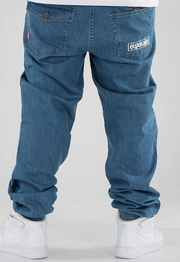 Spodnie El Polako Joggery Regular Classic Pocket jasne