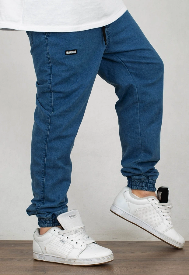 Spodnie Diamante Wear Jogger Unisex Crew jasny jeans