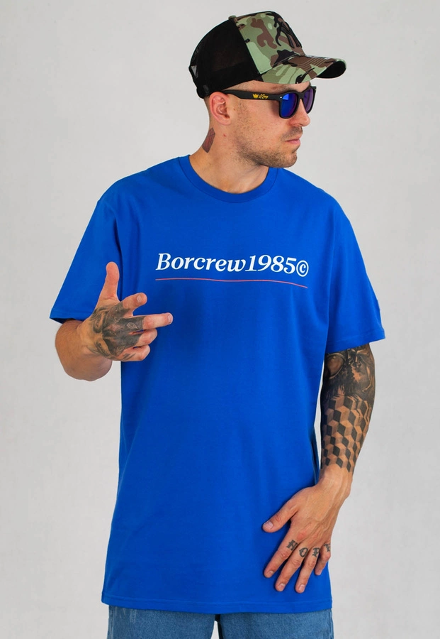 T-shirt B.O.R. Biuro Ochrony Rapu 1985 chabrowy