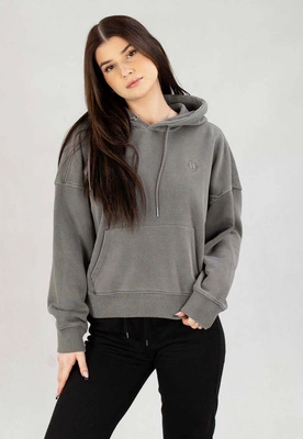 Bluza Pit Bull Z Kapturem Washed Manzanit szara