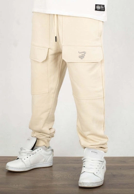 Dresy Grube Lolo Cargo Dymek szary beżowe