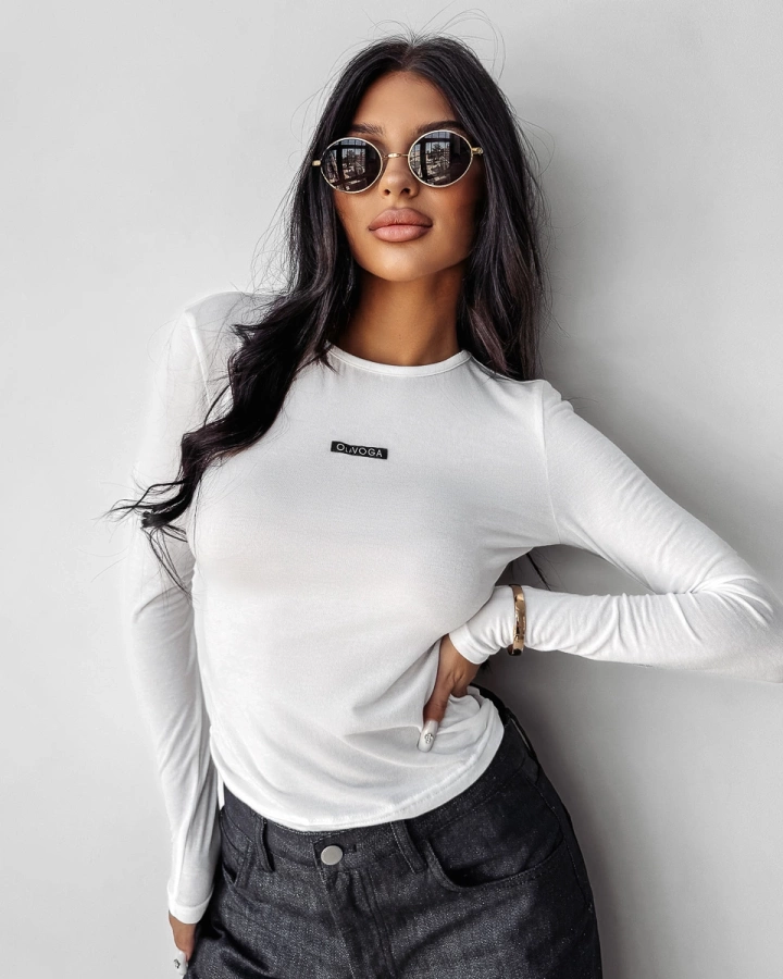 Longsleeve Olavoga Heartlight ecru