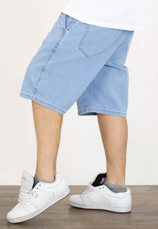 Spodenki Jigga Wear Baggy Crown Light Blue White