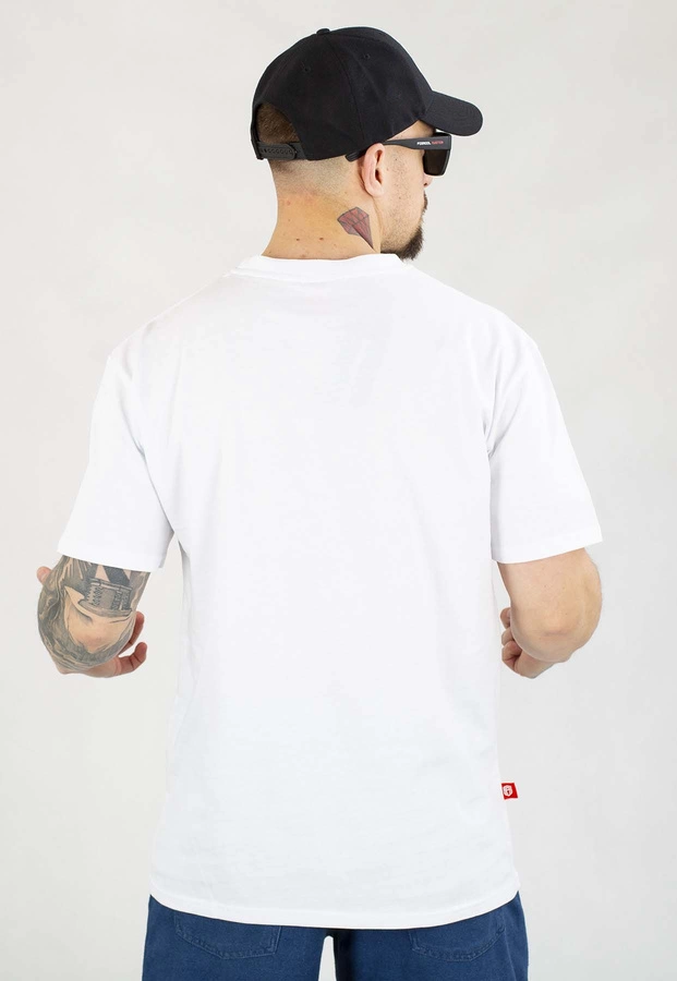T-shirt Street Autonomy Laur biało czarny