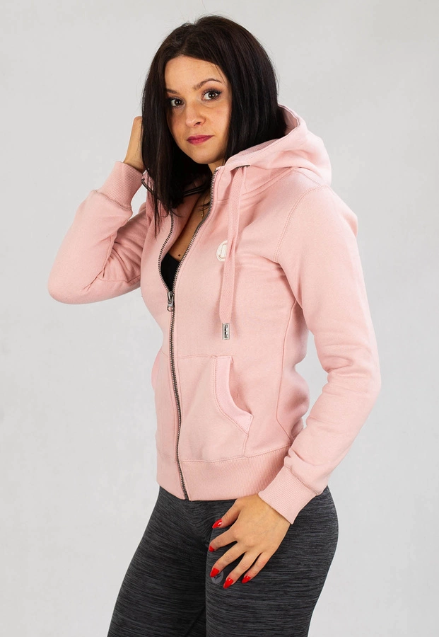 Bluza Pit Bull ZIP Small Logo różowa