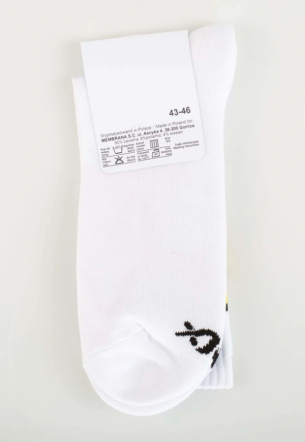 Skiety Stoprocent ESSA biało żółte