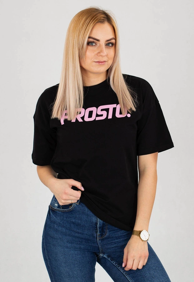 T-shirt Prosto Boyfrind Classie czarny