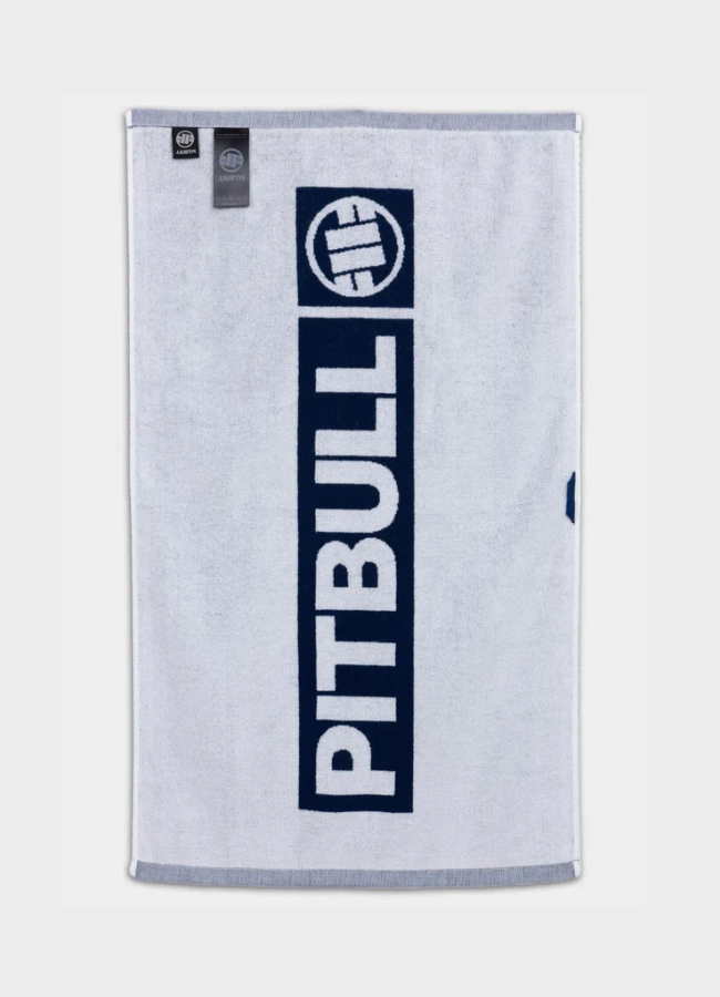 Ręcznik Pit Bull Gym Hilltop biało granatowy