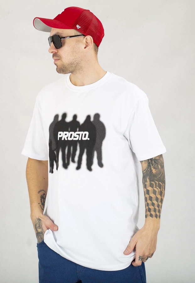 T-shirt Prosto Homies biały