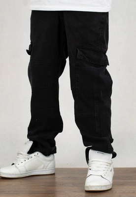 Spodnie I8 Denim Baggy Cargo BAG07 black