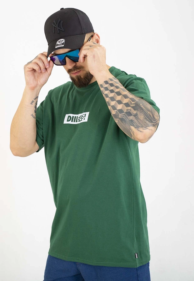 T-shirt Diil Kastet zielony