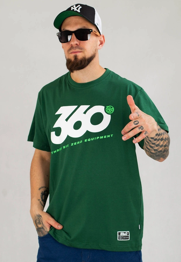 T-shirt 360CLTH Movement zielony