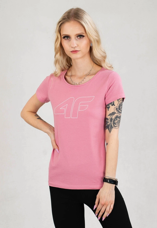 T-Shirt 4F TSD353 różowy