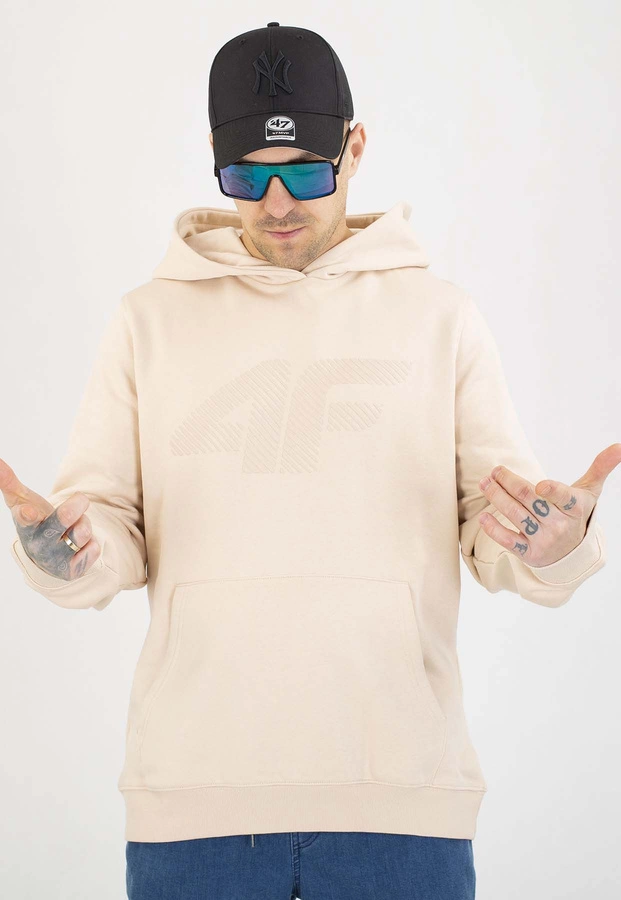 Bluza 4F Z Kapturem M1980 beżowa