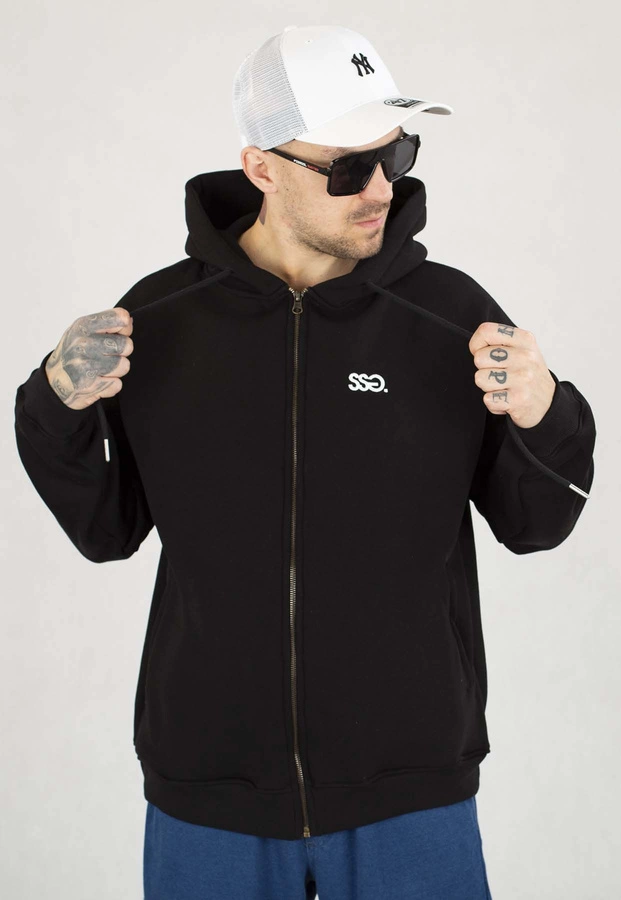 Bluza SSG Z Kapturem ZIP Small Logo czarna