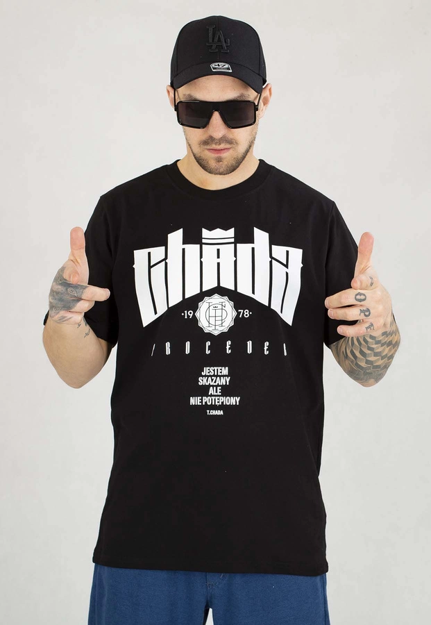 T-shirt Chada Handcuff DS czarny