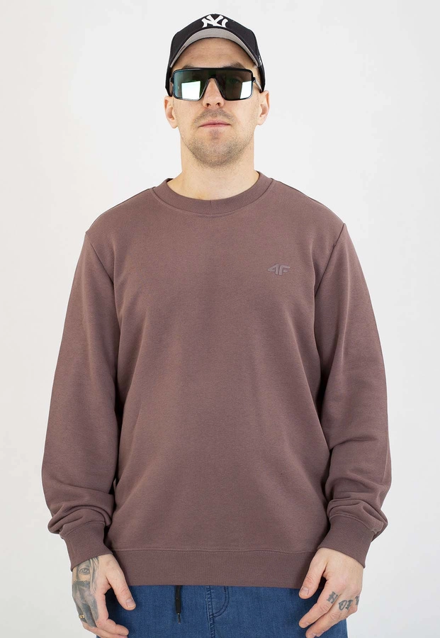 Bluza 4F Bez Kaptura M1981 brązowa