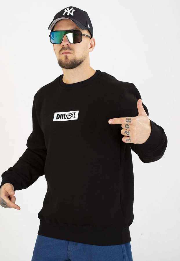 Bluza Diil Bez Kaptura Kastet czarna