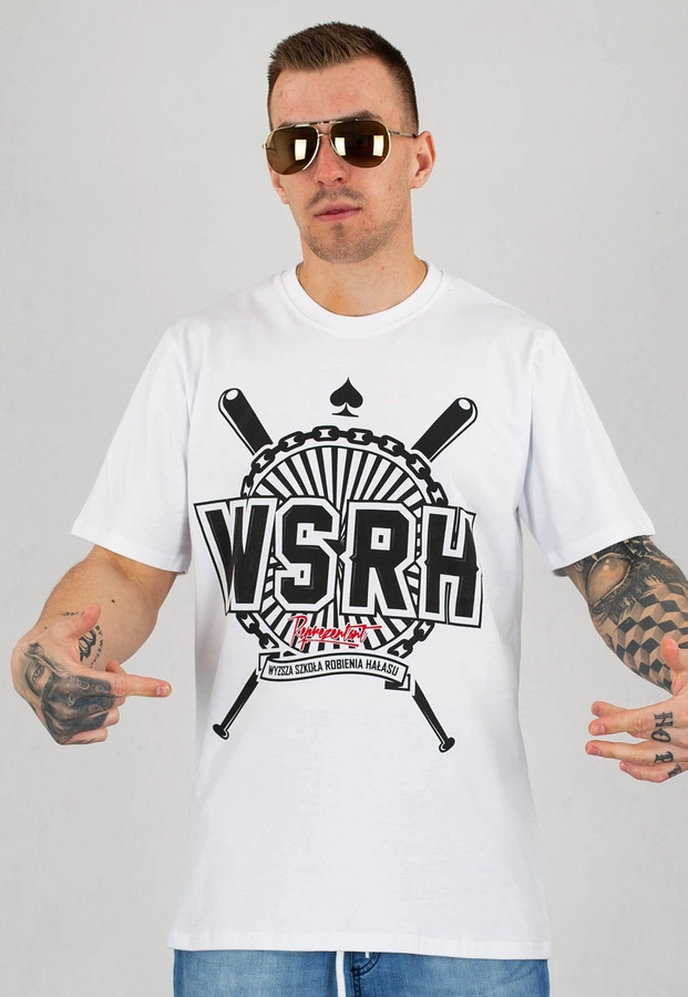 T-shirt WSRH Reprezentant biały 