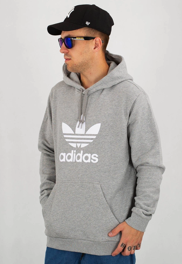 Bluza Adidas Trefoil szara