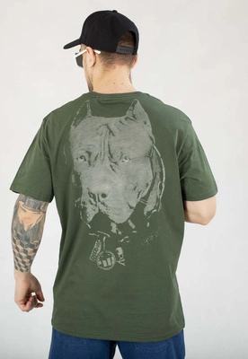 T-shirt Pit Bull Born 170 In 1989 grassy green
