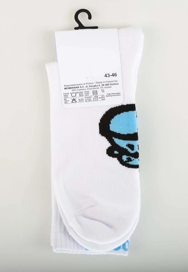 Skiety Stoprocent Goryl biało niebieskie