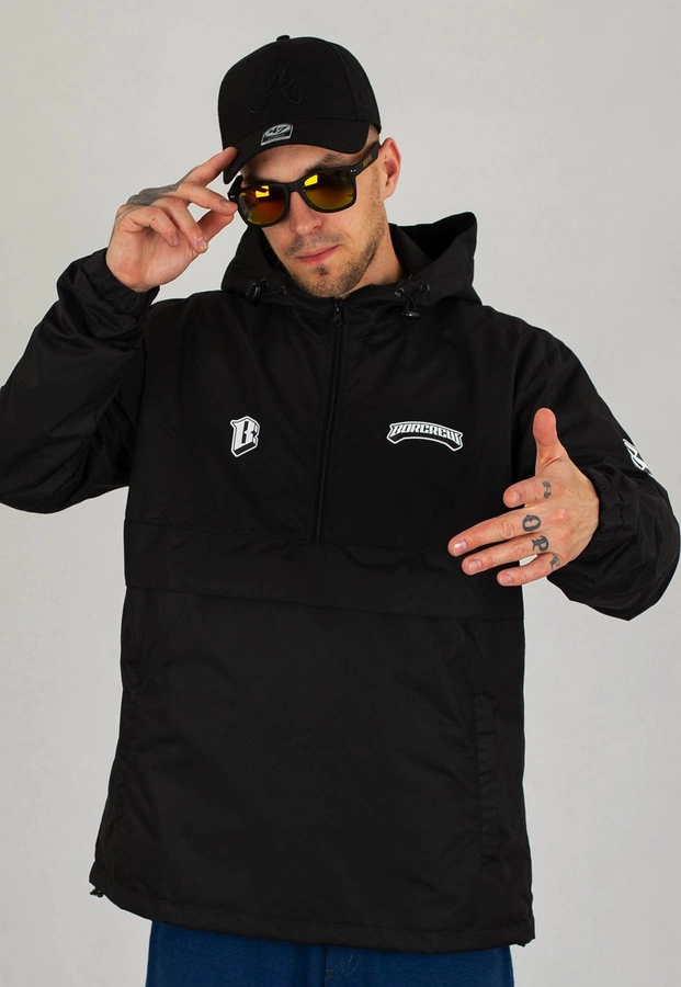 Kurtka B.O.R. Biuro Ochrony Rapu The Logos czarna