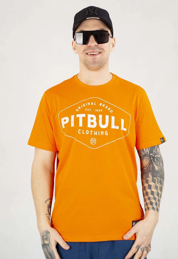 T-shirt Pit Bull Ultra Light Pitbull Co. pomarańczowy