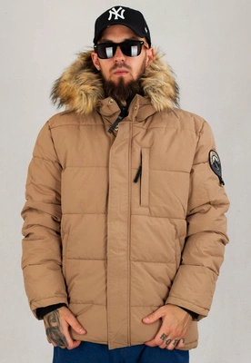 Kurtka Pit Bull Zimowa Taurus beżowa