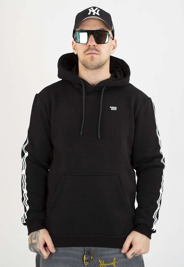 Bluza Patriotic Z Kapturem CLS App Tape czarna