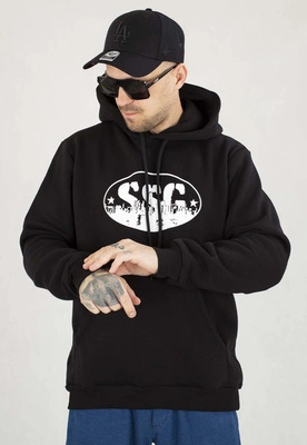 Bluza SSG Z Kapturem Oval City czarna