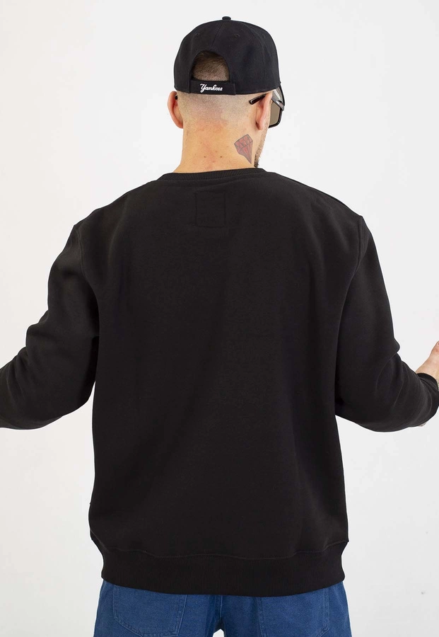 Bluza Alpha Industries Bez Kaptura Basic Carbon 146311 czarno złota