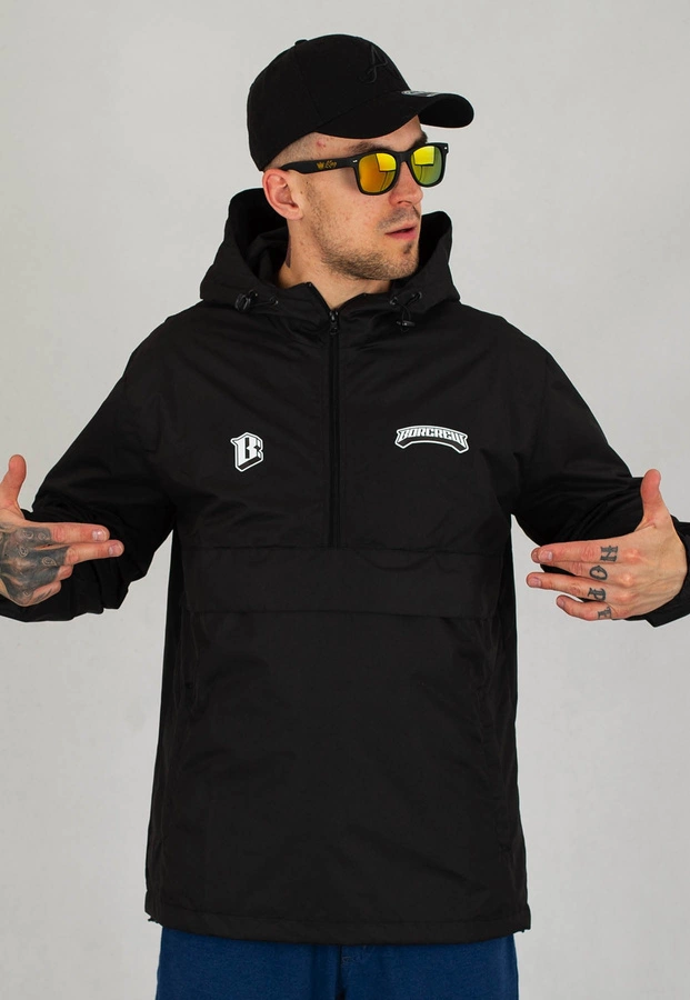 Kurtka B.O.R. Biuro Ochrony Rapu The Logos czarna