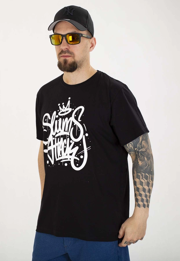 T-shirt RPS Rysiu Peja Solufka Korona czarny