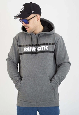 Bluza Patriotic Z Kapturem P New Line szara