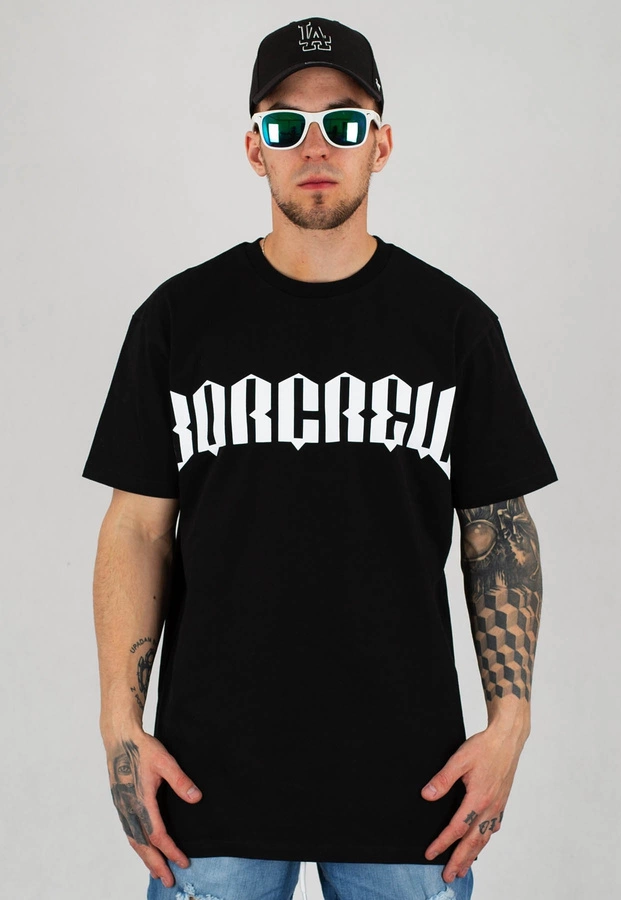 T-shirt B.O.R. Biuro Ochrony Rapu New Borcrew czarny